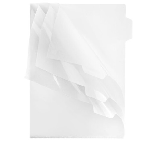 Папка-уголок 3 отделения, жесткая, А4, BRAUBERG 