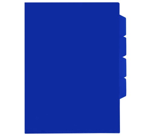 Папка-уголок 3 отделения, жесткая, непрозрачная, А4, BRAUBERG 