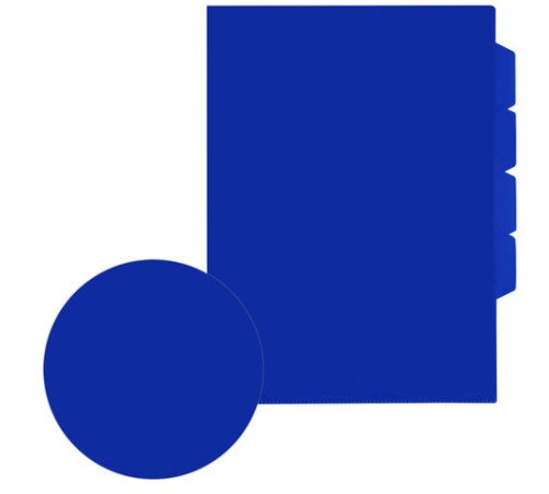 Папка-уголок 3 отделения, жесткая, непрозрачная, А4, BRAUBERG 