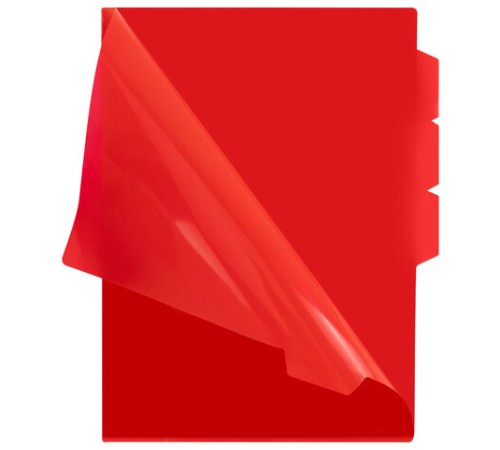 Папка-уголок 3 отделения, жесткая, непрозрачная, А4, BRAUBERG 