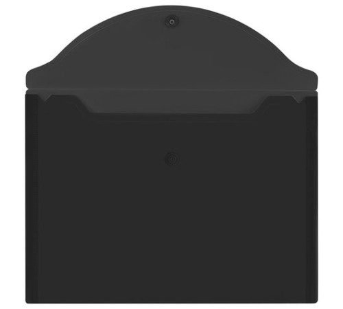 Папка-конверт с кнопкой прозрачная МАЛОГО ФОРМАТА, А5, BRAUBERG 