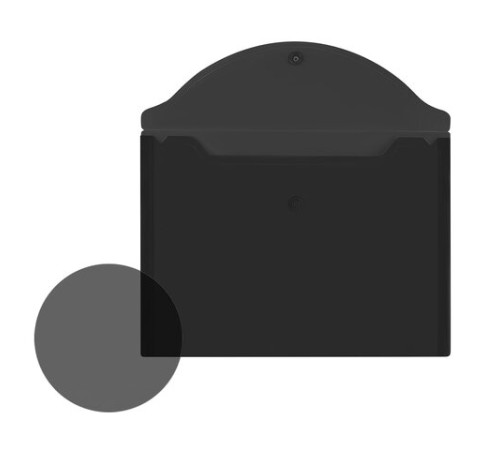 Папка-конверт с кнопкой прозрачная МАЛОГО ФОРМАТА, А5, BRAUBERG 