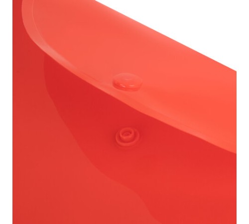 Папка-конверт с кнопкой прозрачная МАЛОГО ФОРМАТА, А5, BRAUBERG 