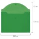 Папка-конверт с кнопкой прозрачная МАЛОГО ФОРМАТА А5, BRAUBERG UNIVERSAL, зеленая, 0,15 мм, 273069