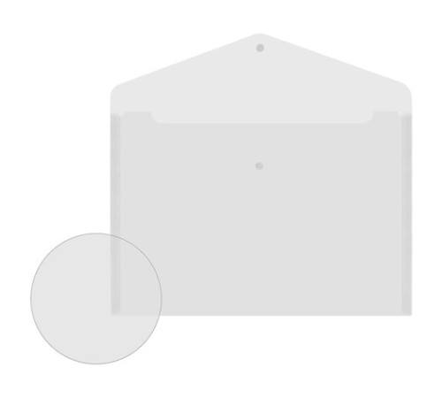 Папка-конверт с кнопкой А4, BRAUBERG 