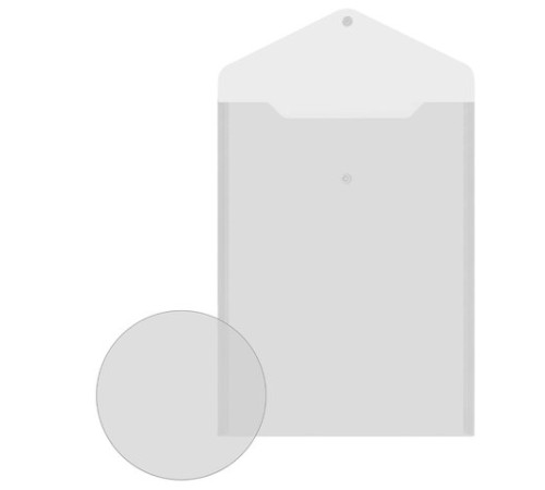 Папка-конверт с кнопкой А4, BRAUBERG 