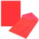 Папка-конверт с кнопкой прозрачная А4 BRAUBERG UNIVERSAL, вертикальная, красная, 0,15 мм, 273077