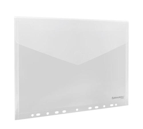 Папка-конверт с перфорацией А4, BRAUBERG 