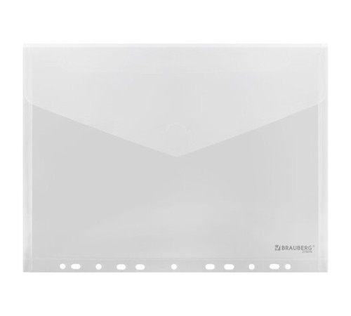 Папка-конверт с перфорацией А4, BRAUBERG 