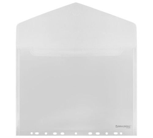 Папка-конверт с перфорацией А4, BRAUBERG 