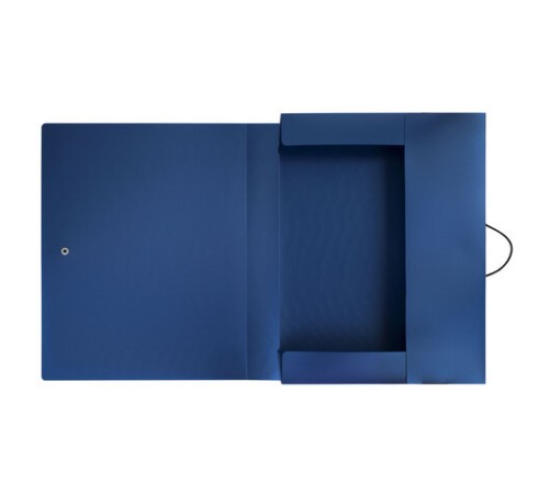 Папка-короб на резинках СИНЯЯ, А4, BRAUBERG, 40 мм, 0,8 мм, 273081