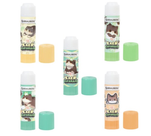 Клей-карандаш 15 г, кросс-серия 