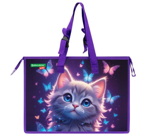 Папка для рисунков и чертежей с регулируемыми ручками BRAUBERG KIDS А3, 1 отделение, карман внутри, 