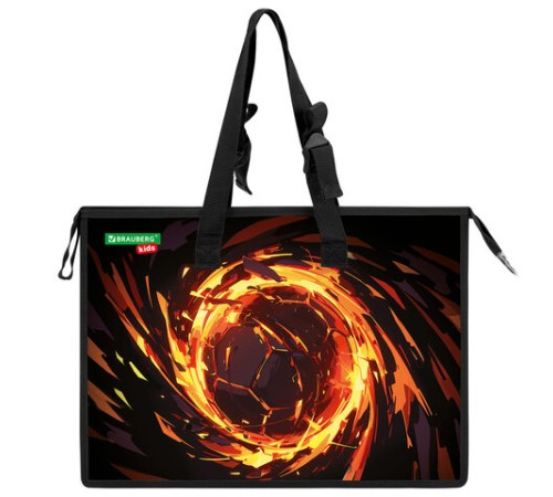 Папка для рисунков и чертежей с регулируемыми ручками BRAUBERG KIDS А3,1 отделение, карман внутри, 