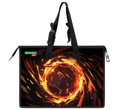 Папка для рисунков и чертежей с регулируемыми ручками BRAUBERG KIDS А3,1 отделение, карман внутри, 