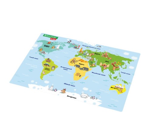 Настольное покрытие BRAUBERG KIDS, А3+, пластик, 46x33 см, 