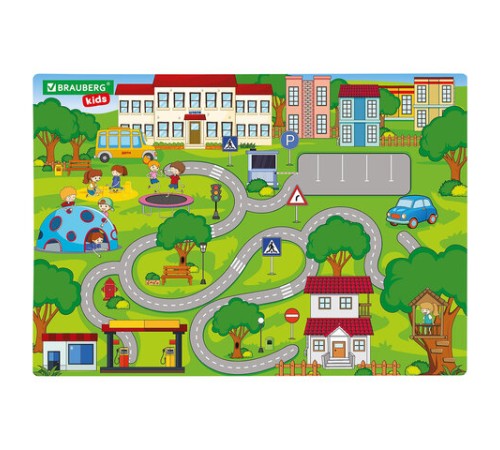 Настольное покрытие BRAUBERG KIDS, А3+, пластик, 46x33 см, 