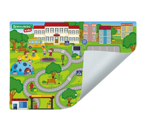 Настольное покрытие BRAUBERG KIDS, А3+, пластик, 46x33 см, 