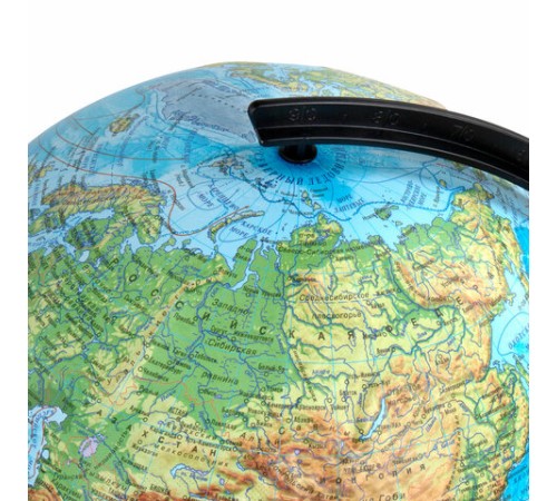 Глобус физический / политический Globen "Классик", 32 см, с подсветкой, рельефный, К013200223 Глобус физический / политический Globen "Классик", 32 см, с подсветкой, рельефный, К013200223