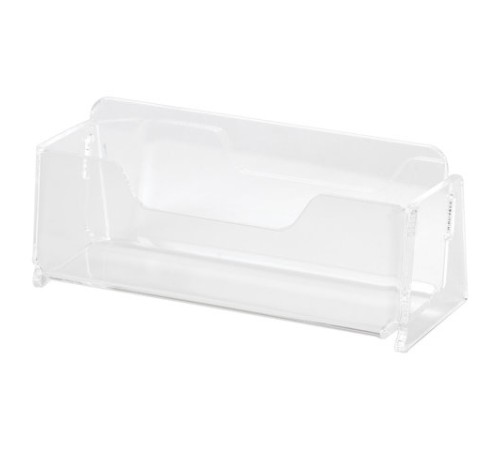 Подставка для визиток настольная BRAUBERG, 95х40 мм, 1 карман глубиной 32 мм, 290420