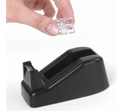 Диспенсер для клейкой ленты BRAUBERG настольный, утяжеленный, средний, 440014