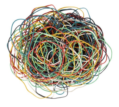 Резинки банковские универсальные диаметром 60 мм, BRAUBERG 200 г, цветные, натуральный каучук, 440037