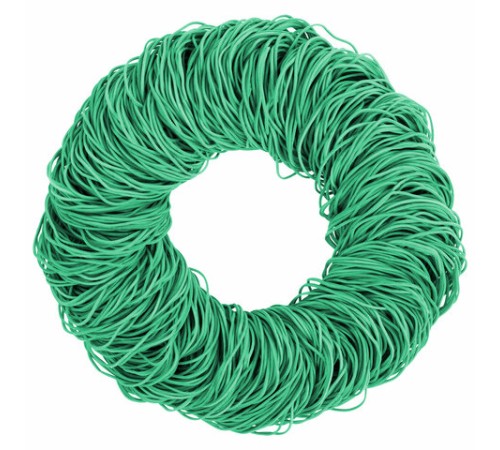 Резинки банковские универсальные диаметром 60 мм, BRAUBERG 1000 г, зеленые, натуральный каучук, 440103