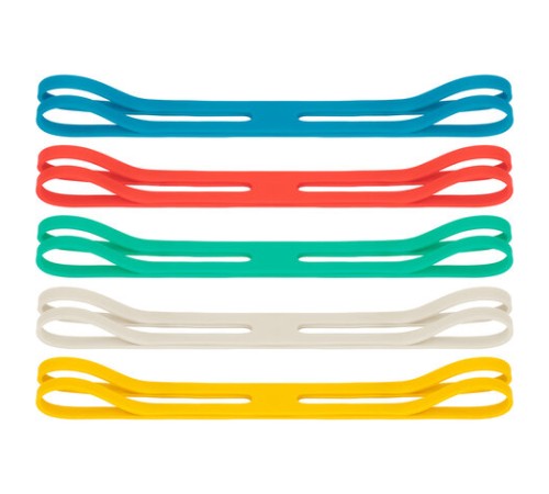 Резинки КРЕСТООБРАЗНЫЕ упаковочные, диаметр 160 мм, 25 шт., цветные, каучук, BRAUBERG, 440195