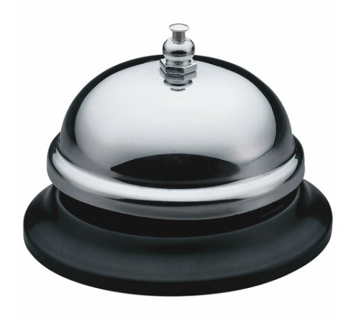 Звонок настольный KW-trio для ресепшн, хромированный, -3A00