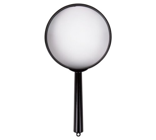 Лупа просмотровая BRAUBERG, диаметр 90 мм, увеличение 3, 451801