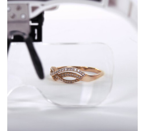 Лупа налобная с LED-ПОДСВЕТКОЙ, 5 сменных линз 95х33 мм, увеличение 1,0 - 3,5, BRAUBERG, 455929