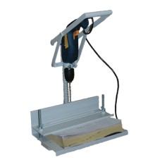 Станок для архивного переплета вертикальный УПД Д (с дрелью), с лотком, сшивка до 100 мм (950 л.)