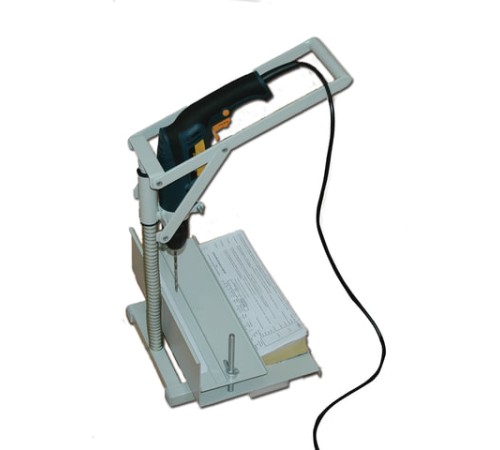 Станок для архивного переплета вертикальный УПД Д (с дрелью), с лотком, сшивка до 100 мм (950 л.)