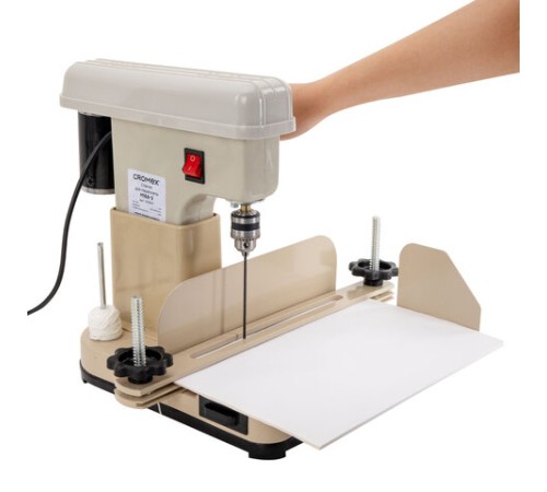 Станок для архивного переплета CROMEX (КРОМЕКС) M168-3, 180 Вт, с лотком, сшивка до 100 мм (950 листов), 532907