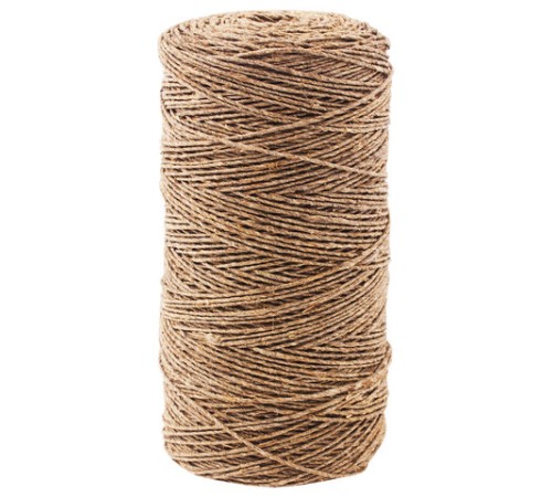 Шпагат льняной банковский, диаметр 1,5 мм, длина 400 м, линейная плотность 1250 текс, BRAUBERG, 600115