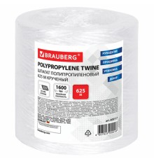 Шпагат полипропиленовый, длина 625 м, диаметр 2 мм, линейная плотность 1600 текс, BRAUBERG, 600117