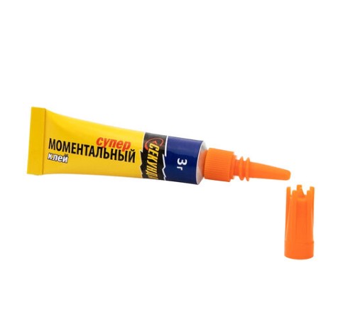 Клей моментальный СЕКУНДА, 3 г, отрывная мультикарта, 403-103