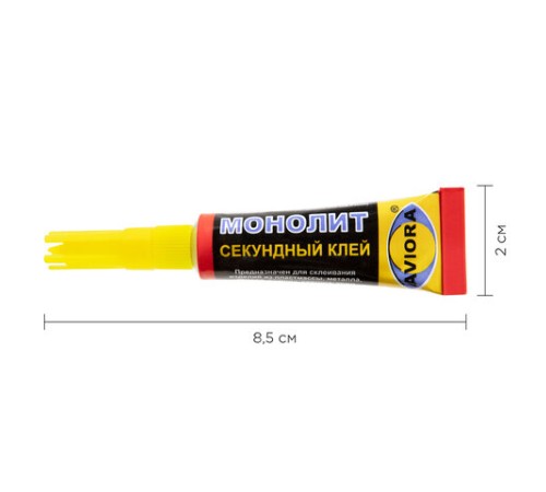 Клей моментальный МОНОЛИТ, 3 г, отрывная мультикарта, 403-001