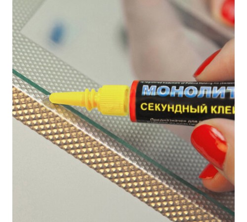 Клей моментальный МОНОЛИТ, 3 г, отрывная мультикарта, 403-001