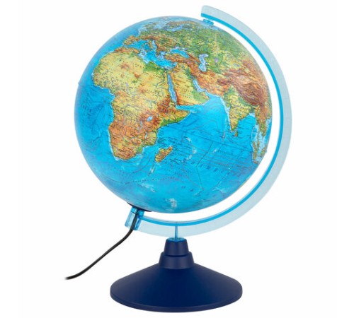 Глобус интерактивный + очки VR физический / политический Globen, 25 см, с подсветкой, INT12500284