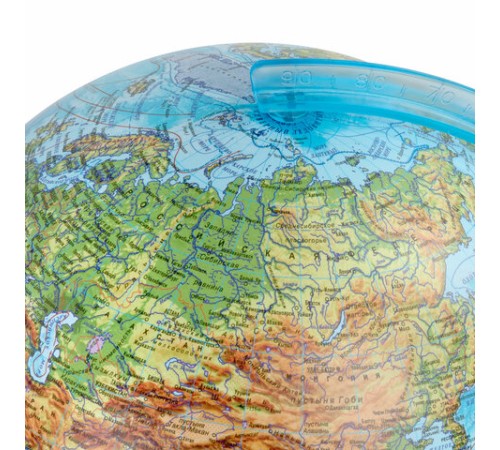 Глобус интерактивный + очки VR физический / политический Globen, 25 см, с подсветкой, INT12500284