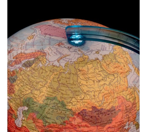 Глобус интерактивный + очки VR физический / политический Globen, 25 см, с подсветкой, INT12500284