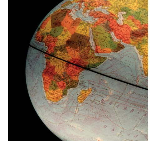 Глобус интерактивный + очки VR физический / политический Globen, 25 см, с подсветкой, INT12500284