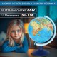 Глобус интерактивный + очки VR физический / политический Globen, 25 см, с подсветкой, INT12500284
