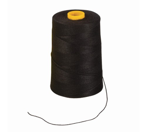 Нить лавсановая для прошивки документов, ЧЕРНАЯ, диаметр 1 мм, длина 1000 м, ЛШ 210ч, BRAUBERG, 603771