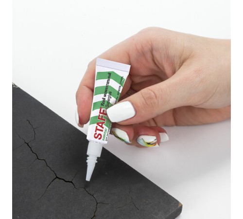 Клей моментальный (суперклей) STAFF 