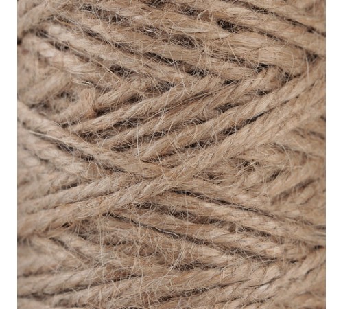 Шпагат джутовый упаковочный полированный, длина 500 м, диаметр 1,5 мм, 1200 текс, BRAUBERG, 605008
