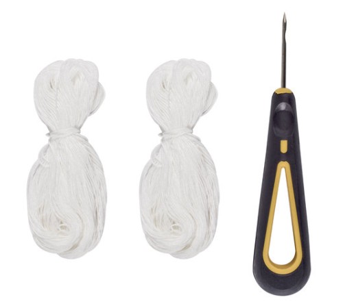 Набор для прошивки документов (шило с ушком, нить 60 м), в блистере, STAFF, 605383