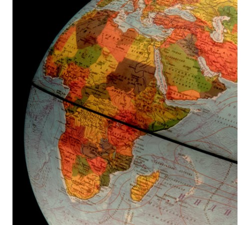 Глобус интерактивный + очки VR физический / политический Globen, 32 см, с подсветкой, INT13200288