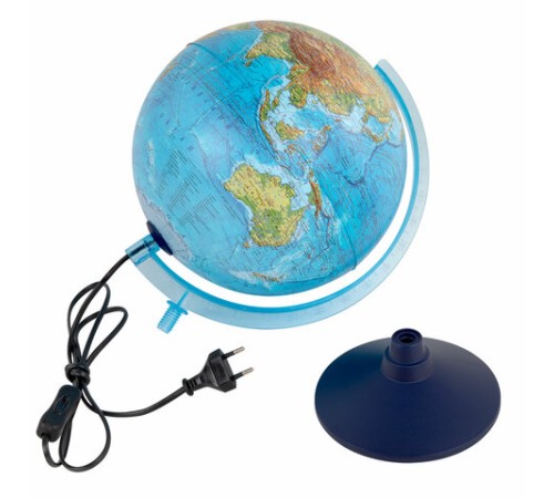 Глобус интерактивный + очки VR физический / политический Globen, 32 см, с подсветкой, INT13200288
